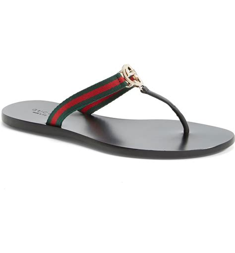 gucci flat sandals for women|Gucci Flip Flops for Women .